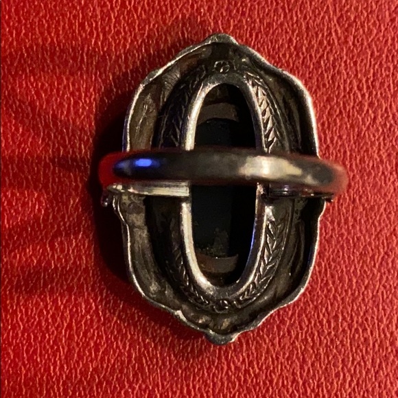 Vintage estate sterling silver opera ring - Picture 4 of 10